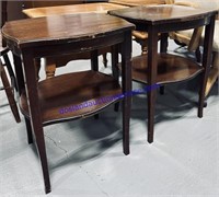 2 Brown End Tables (2 Foot Tall)