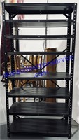 8 Black Metal Shelves (59 x 30 x 11)