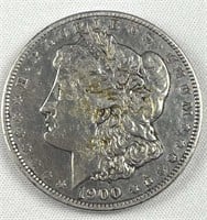 1900-O Morgan Silver Dollar, US $1 Coin