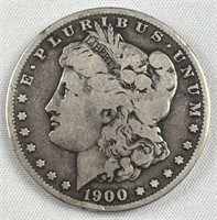 1900-S Morgan Silver Dollar, US $1 Coin