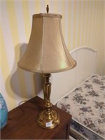 Brass lamp 30in tall