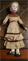 Vintage WALDA 18” Painted Porcelain / Cloth Doll.