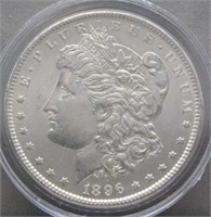 1896 Morgan Silver Dollar.