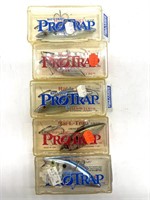 (6) NOS Rat-L-Trap Pro Trap Fishing Lures - Bill