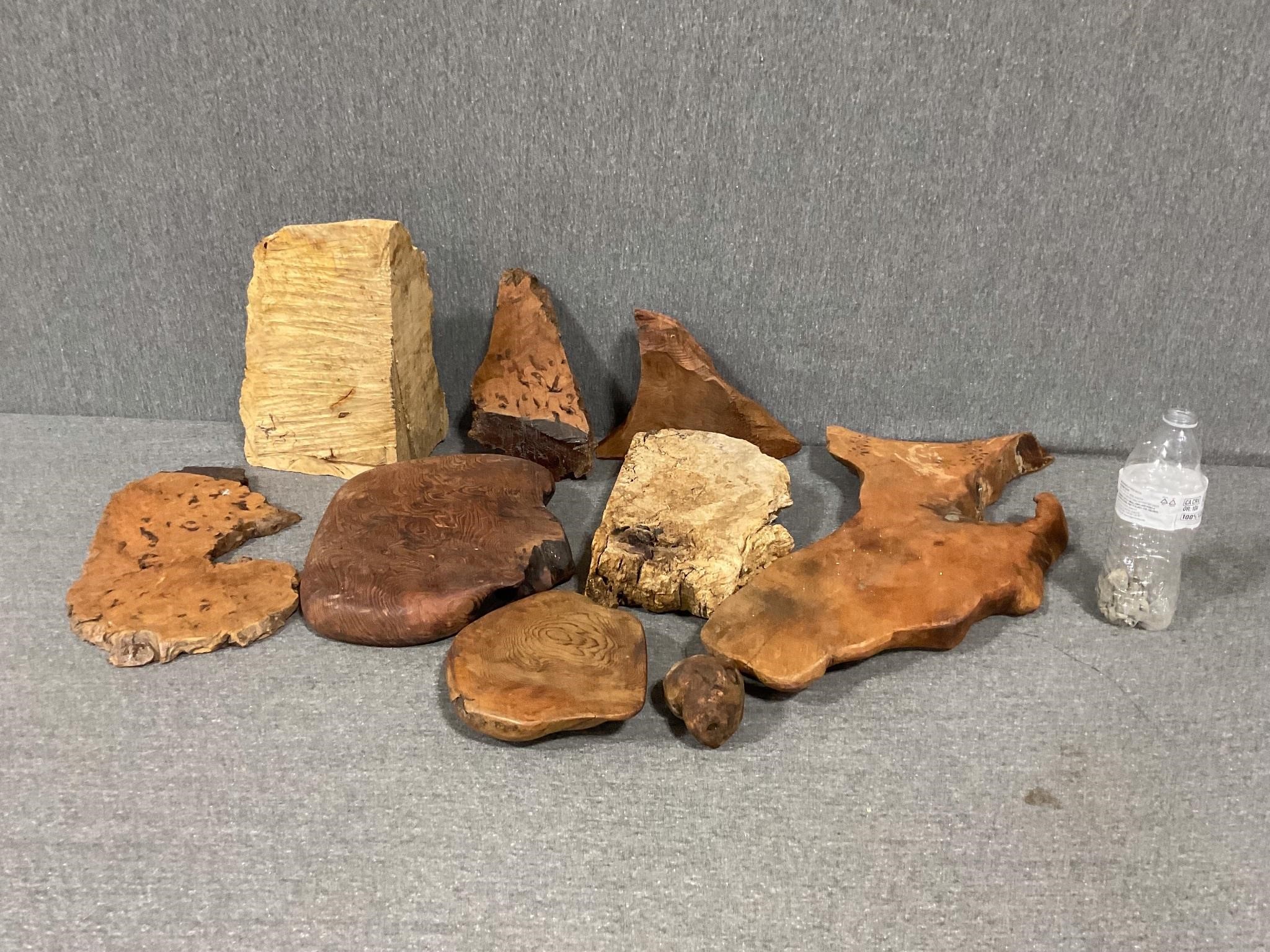 Mixed Lot of Burl Wood