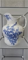 Antique Alba China 11 in water pitcher