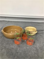 Juice Glasses and Bowls