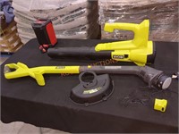 RYOBI 18v 10" string trimmer/edger and blower