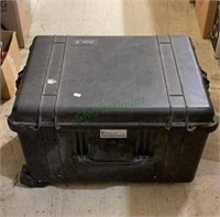 Large pelican case with foam inside. Has four