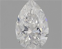 Gia Certified Pear Cut .30ct Si2 Diamond
