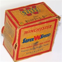 ANTIQUE AMMO WINCHESTER SUPER SPEED 10 GA 2 7/8"