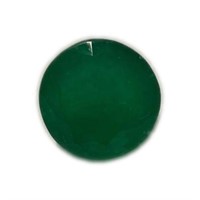 Genuine 10.27 ct Round Cut Emerald Cert. Gemstone