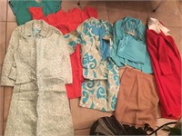 Collection Of 60's 70's Outfits Maid Coat Etc