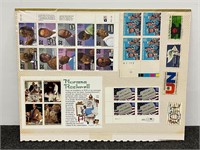 Stamps : Basketball, Fishing, Norman Rockwell