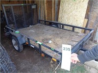 8 1/2 x 5/4" flat bed trailer, 4.8x12 tires,