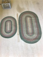 Braided Rugs Lot of 2 Country Decor