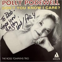 Polly Podewell Don't You Know I Care signed CD