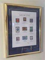 Framed The Stamps of Medicine