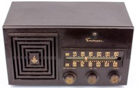 1950s Emerson brown Bakelite radio model 756B