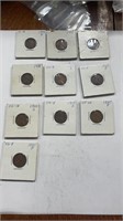 10 Lincoln Pennies