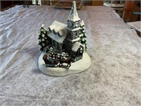 Thomas Kinkade Sunday Evening Sleigh