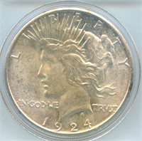 1924-S Peace Silver Dollar