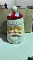 Plastic Santa cookie jar 12 “ tall