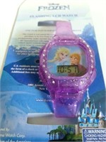 DISNEY FROZEN ANNA & ELSA FLASHING LCD KIDS