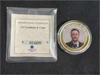 AMERICAN MINT US PRESIDENTS IN COLOR TOKEN