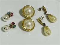 Vintage Marvella dome earrings