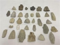 Assorted  Arrowheads and Mixed Stones