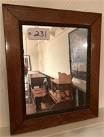 Oak-Framed Mirror