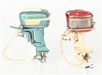 2- BATTERY OPERATED OUTBOARD BOAT MOTORS