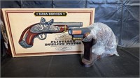Ezra Brooks Flintlock Dueling Pistol Decanter