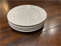S/4 White Desert Plates