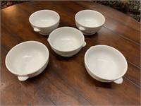 S/5 Apilco White Bowls