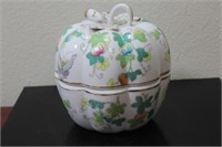 An Oriental Style Ceramic Box or Jar
