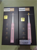 2 Fairywill D7 Electric toothbrushes