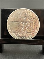 Soldier Bullion 1 Oz Silver Round