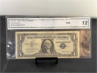 1957 $1 Silver Certificate CGA 12