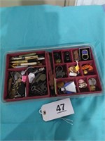Marbles, Whistles, Small Collectible Items