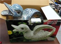 NO SHIPPING: Duck Ceramic Watering Can