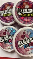 4 in date Ice Breakers mints, 2 Duo 2 Sours