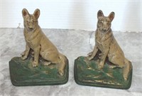 HUBLEY DOG BOOKENDS