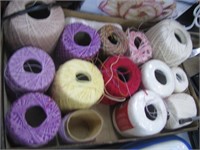 spools of crochet thread