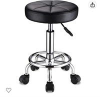 Swivel stool with wheels, adjustable, height,