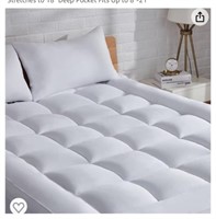 Bdeus queen size mattress, pad retails for $40