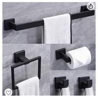 Black bathroom accessories retails for $60 new in