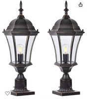 Gold plus outdoor post light retails for $160 new