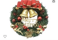 Merry Christmas wreath retails for $18 new